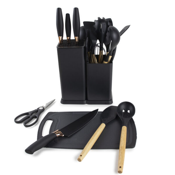 Conjunto utilidades para cozinha - preto - Imagem 2