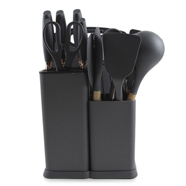 Conjunto de utilidades para cozinha - cinza