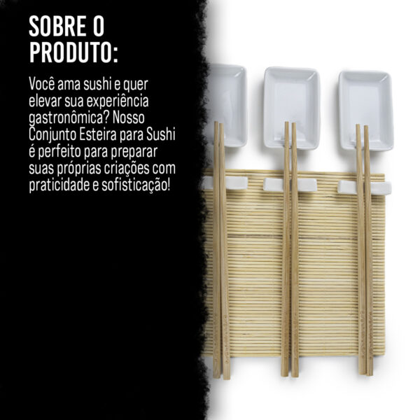 Jogo jantar sushi - 13 peças - Imagem 5