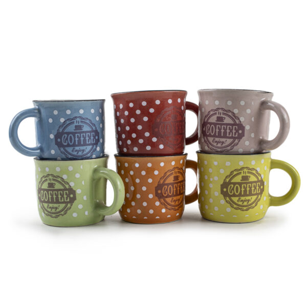 Jogo de canecas - classhome 85 ml