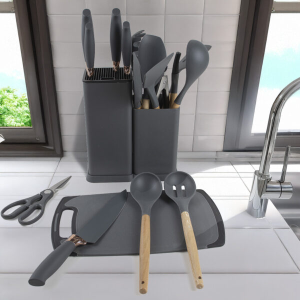 Conjunto de utilidades para cozinha - cinza - Imagem 7