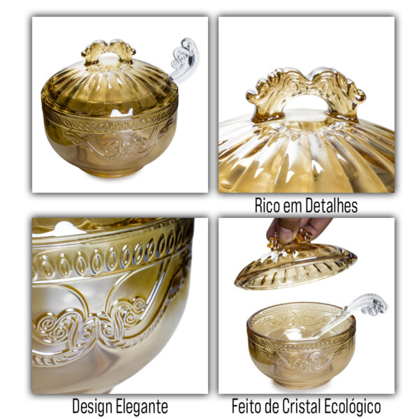 Açucareiro de cristal - Imagem 2