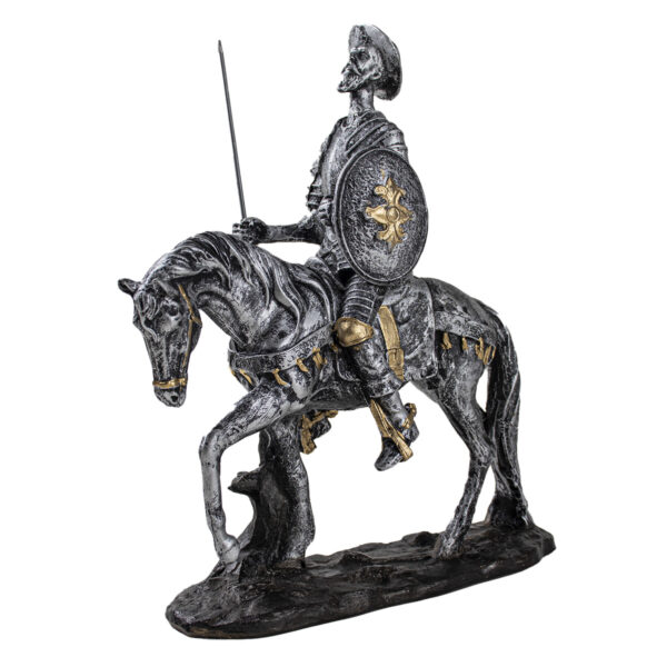 Estátua cavaleiro Dom Quixote  30x26 - (Base)