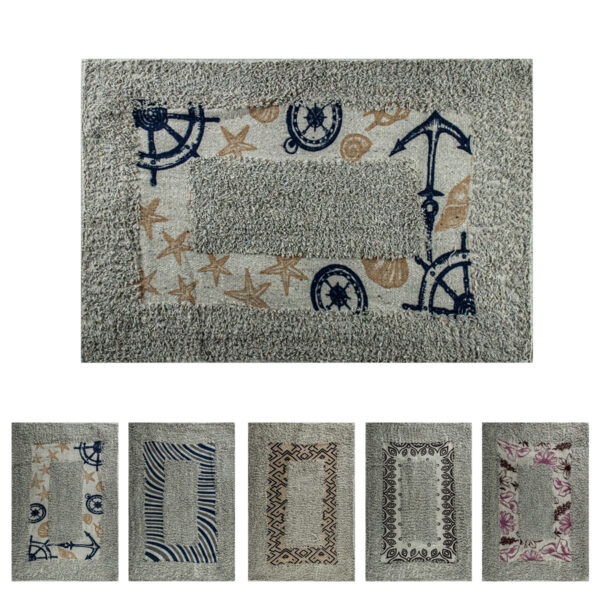 Tapete De Banheiro Slim Algodão  60x40cm - (Base)