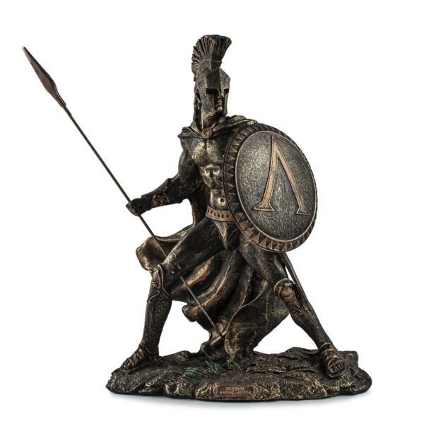Estátua Rei Leônidas De Esparta Resina - (Base)